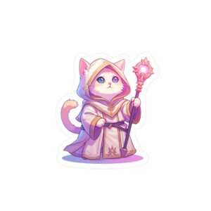 D&D Adventuring Cleric Kitten Decal